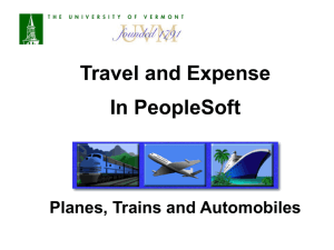 Travel Expense Report