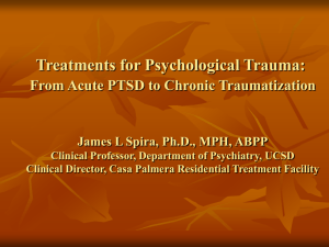 Treatments for Psychological Trauma