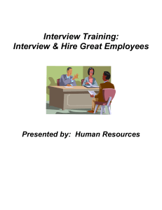 Interviewing Handbook - Midwestern University