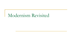 Modernism Revisited