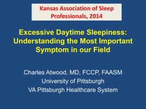 Sleepiness - Kansas Association of Sleep Professionals