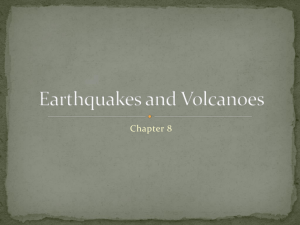 Earthquakes and Volcanoes