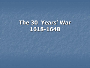 30 Years' War 1618-1648
