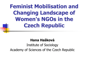 Feminist mobilisation and changing landscape of women NGOs in