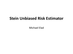 Stein Unbiased Risk Estimator