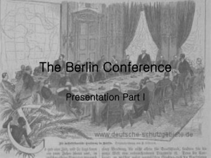 The Berlin Conference