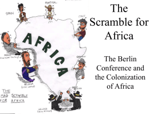 Berlin Conference and Colonization of Africa