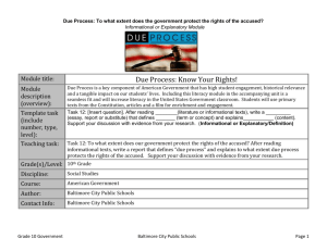 Informational or Explanatory Module