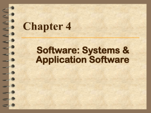 Chapter 4: Software