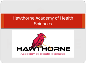 Hawthorne Academy of Health Sciences PowerPoint