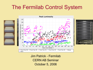Fermilab Control System