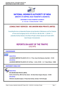 IEReport/Monthly Report on Audit of Traffic
