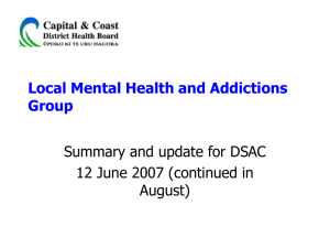 Services - Capital and Coast District Health Board
