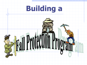 Building a Fall Protection Program