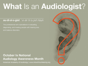 Audiology Awareness Month - American Academy of Audiology