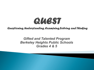 quest - Berkeley Heights Public Schools