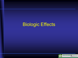 Biologic Effects