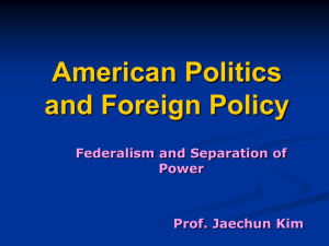 American Politics and Foreign Policy