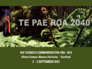 Te Pae Roa 2040 Conference Summary