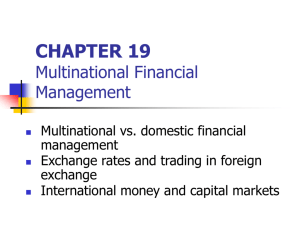 Multinational financial Management
