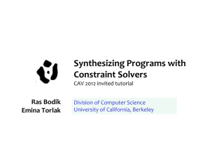 ppt - Computer Science Division - University of California, Berkeley