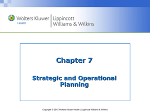 Planning - Wolters Kluwer Health