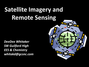 Satellite Imagery and Remote Sensing_Whitaker