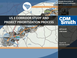 Jeff Carroll - US 1 Corridor Study and Project Prioritization Process