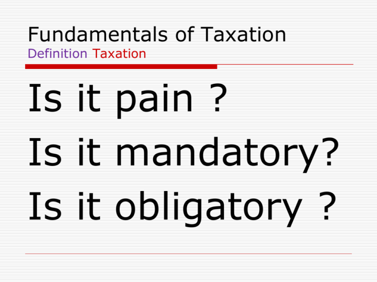 Benefits Received Principle Of Taxation Definition Economics