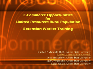 Preparing the Rural, Limited-Resource Client for E
