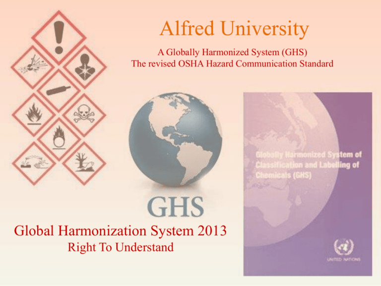 Globally Harmonized System (GHS)