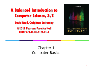 Computer Basics - Computer and Information Science