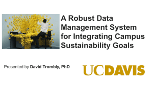 A Robust Data Management System for Integrating Campus