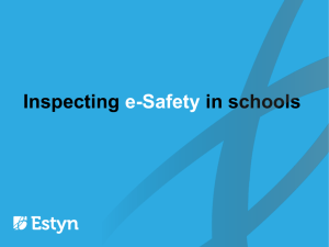24 June 2015 Estyn e-safety presentation welsh
