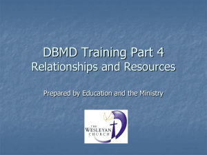 Training PPT - DBMD #4