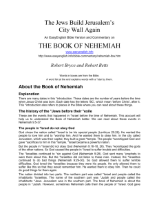 Nehemiah Commentary in Simple English