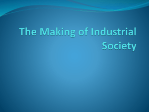 Chapter 30 The Making of Industrial Society