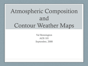 Contour Weather Maps - Atmospheric and Oceanic Sciences