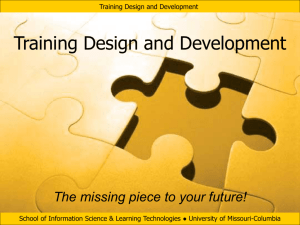 Training Design & Development