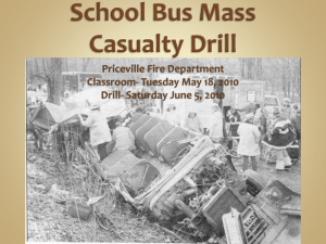 School Bus Mass Casualty Drill Priceville Fire Department