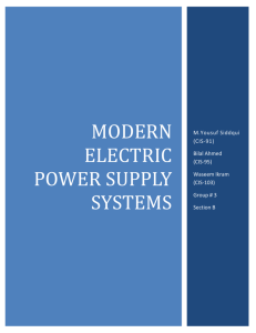 modern electric power supply systems
