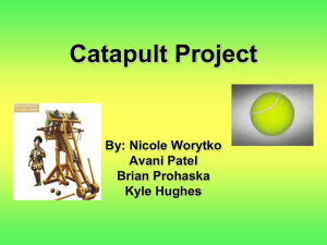 Catapult Project - StickySituation