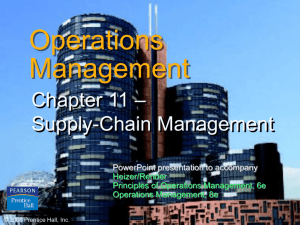 Supply-Chain Management