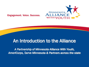 alliance overview - Minnesota Alliance With Youth