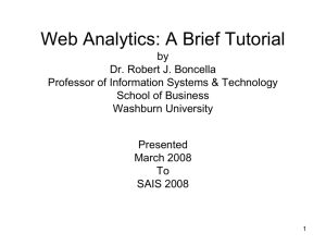 Web analytics - Washburn University