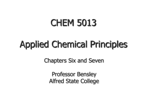 CHEM 5013 Applied Chemical Principles