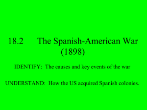 Spanish-American War - Faculty Access for the Web