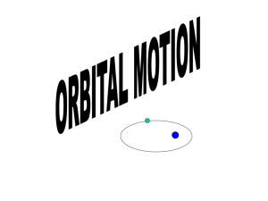Orbital Formulas using Kepler's Laws of