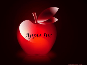 Apple Inc - Planning-is