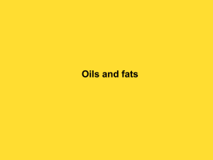 Vegetable Oils